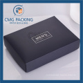 Folded Black Box with Silver Hot Stamping